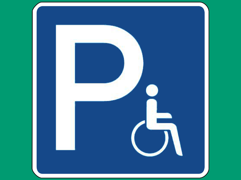 Titelbild von Behindertenparkplatz - Rathaus