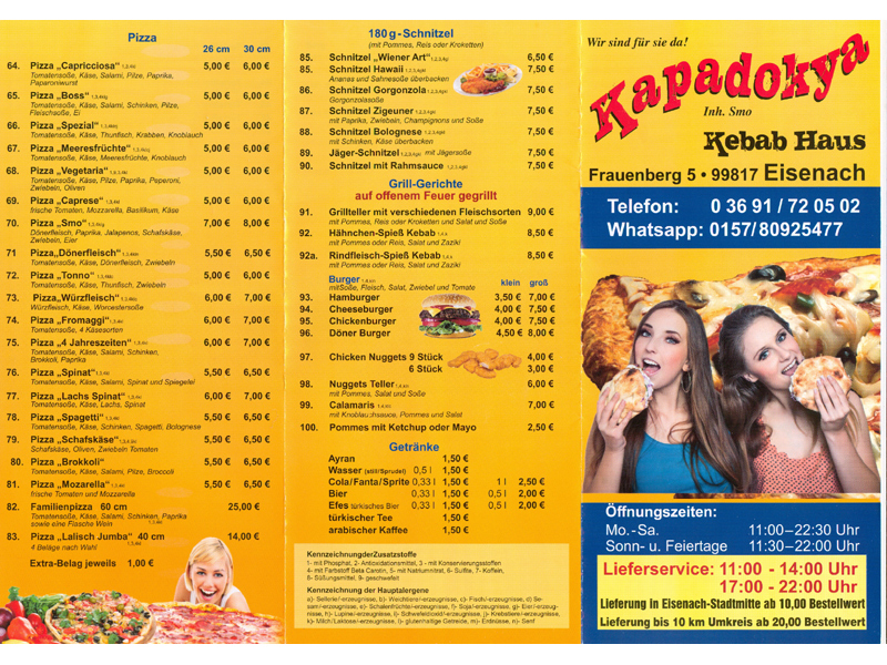 Kapadokya Kebab Haus In Eisenach Thuringen
