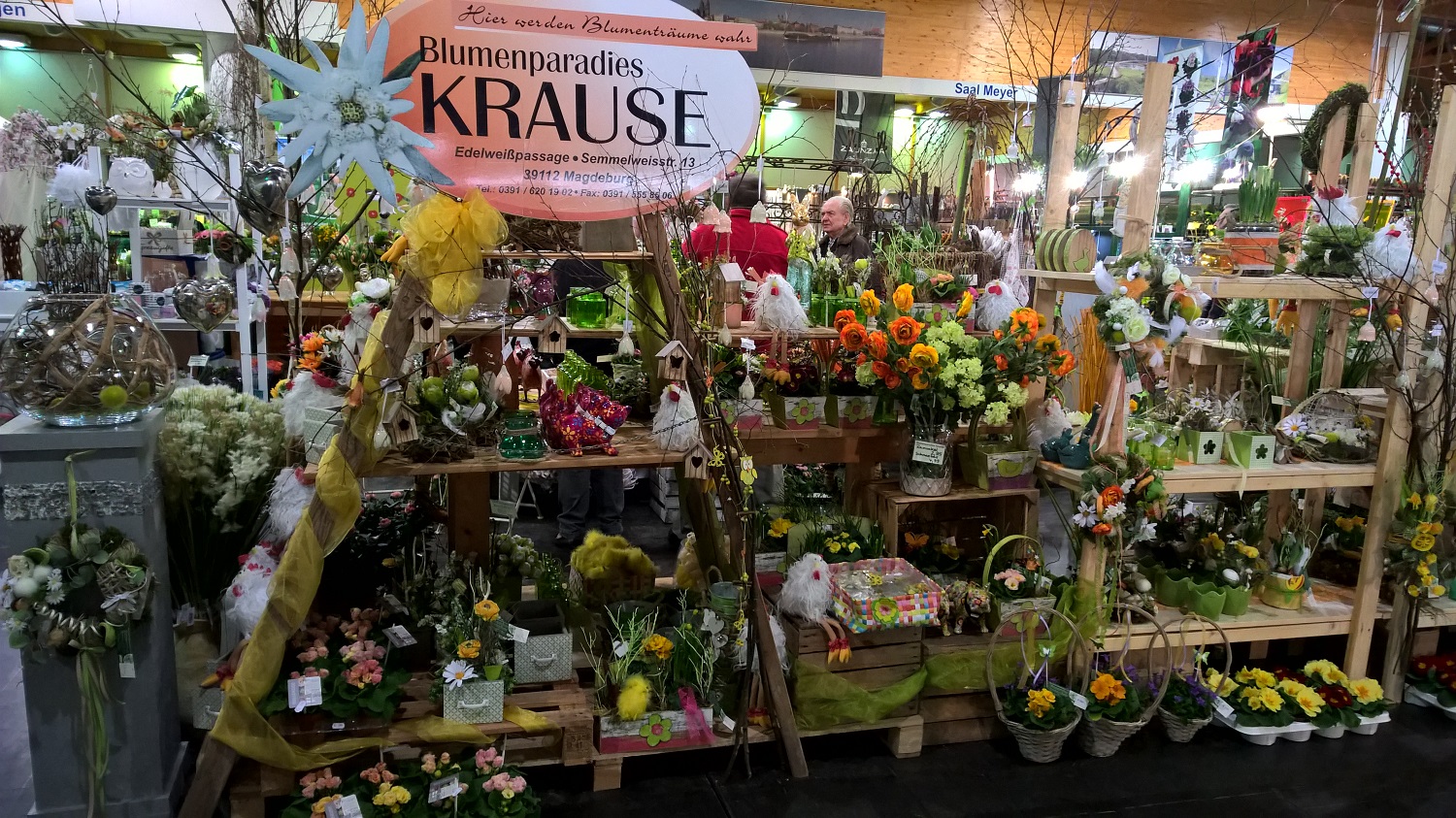 Blumenparadies Krause Blumen Floristik Kranzbinderei Wigbert Krause